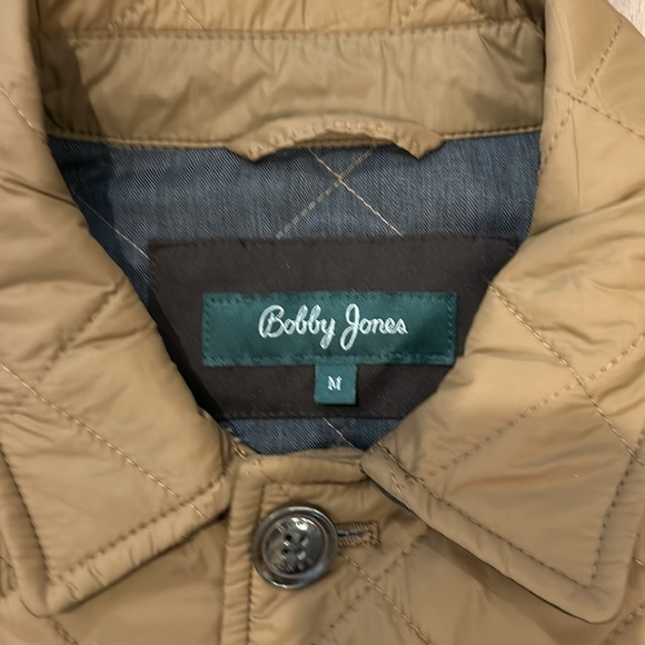 Bobby Jones NWOT Camel Hyland Water-Repellent Quilted Jacket Double Vent Large - Picture 3 of 9